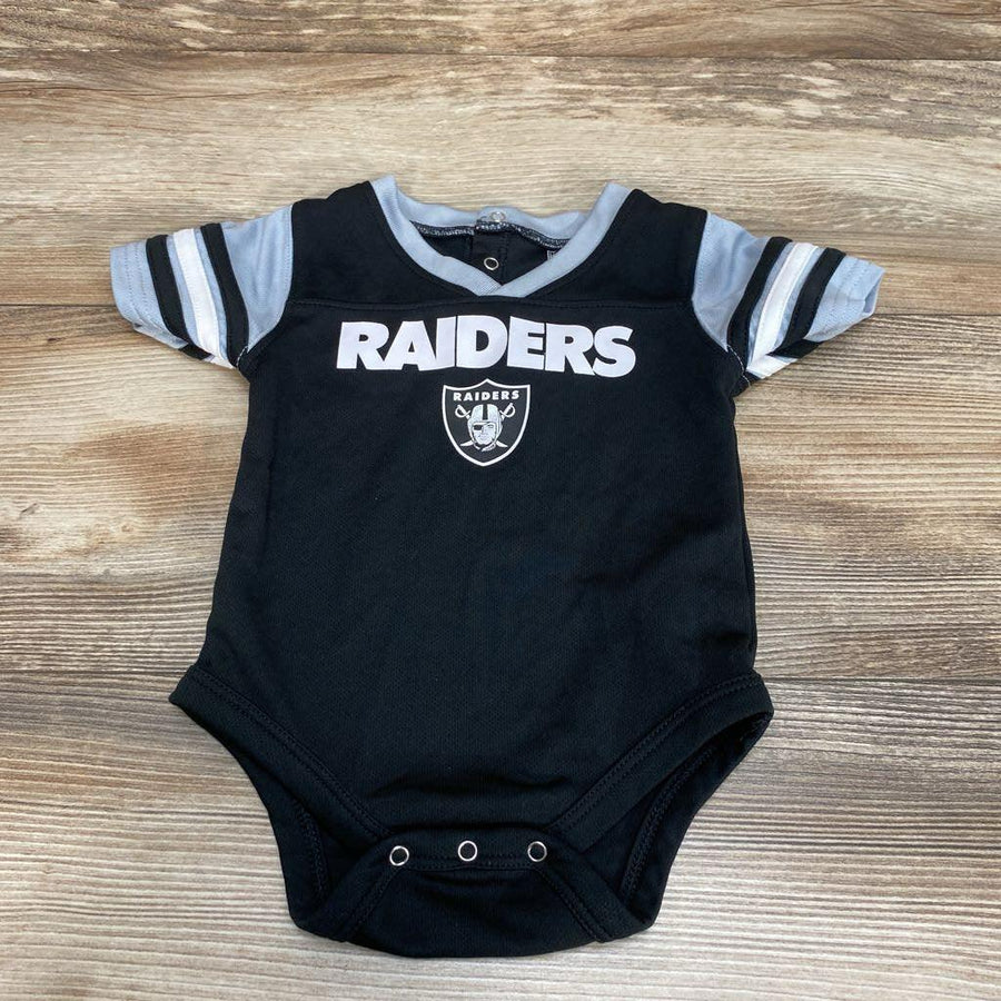 NFL Team Jersey Bodysuit Raiders sz 6-9m - Me 'n Mommy To Be