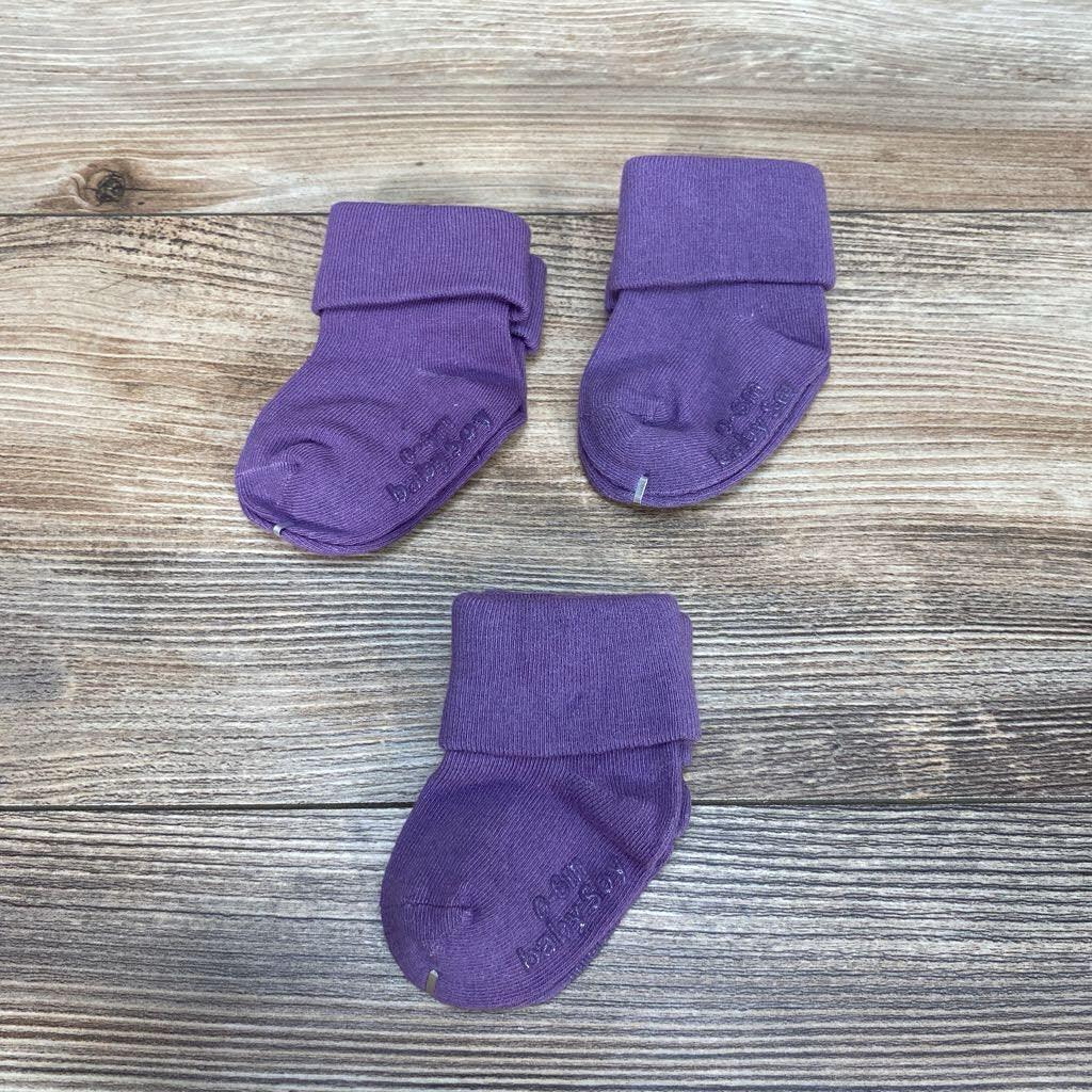NEW Baby Soy 3pk Solid Colored Non-Slip Stay-on Socks
