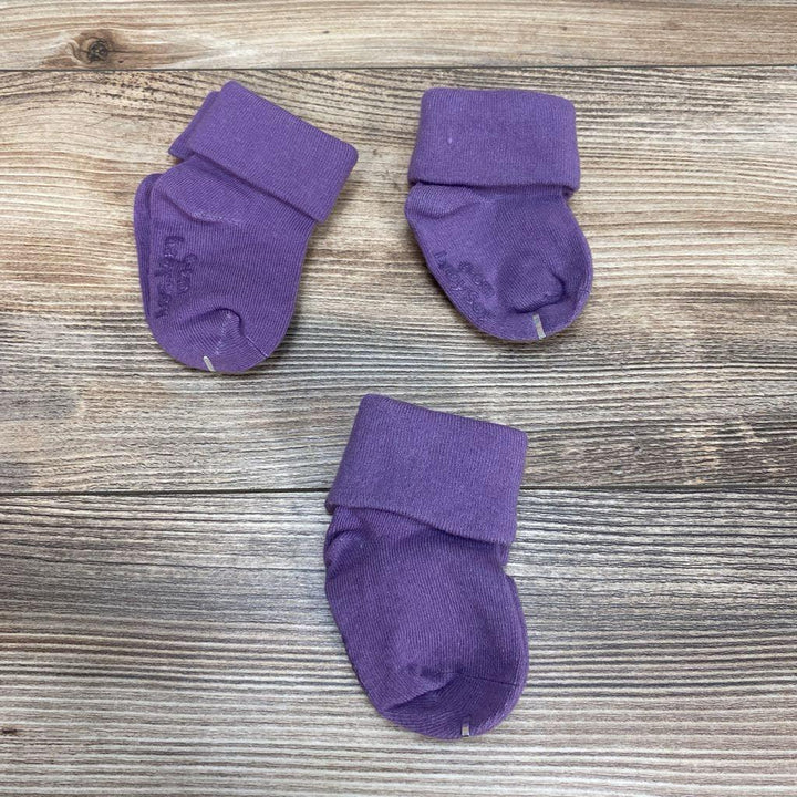 NEW Baby Soy 3pk Solid Colored Non-Slip Stay-on Socks