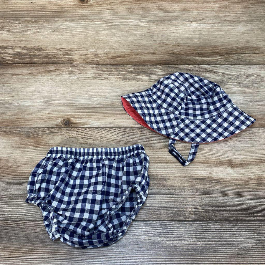 So Dorable Gingham Hat & Bloomers sz 0-6m - Me 'n Mommy To Be