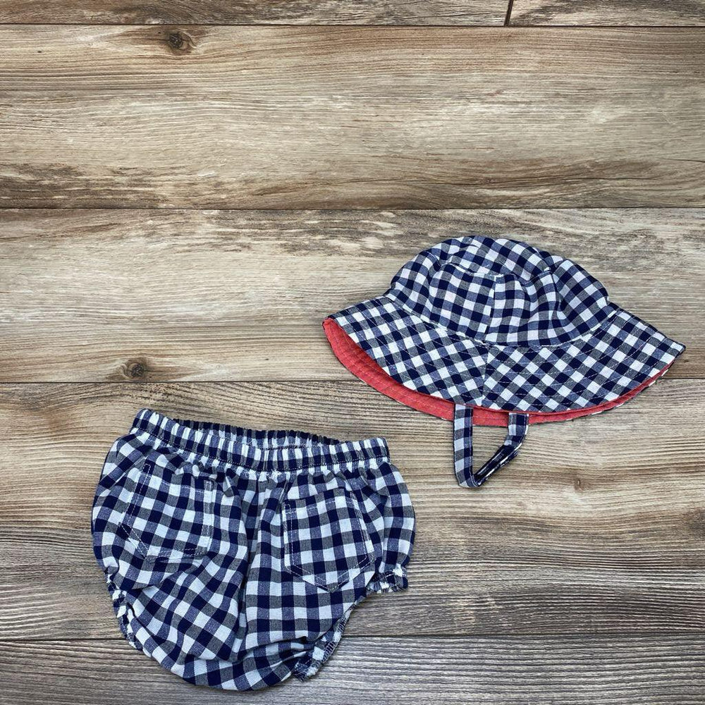 So Dorable Gingham Hat & Bloomers sz 0-6m - Me 'n Mommy To Be