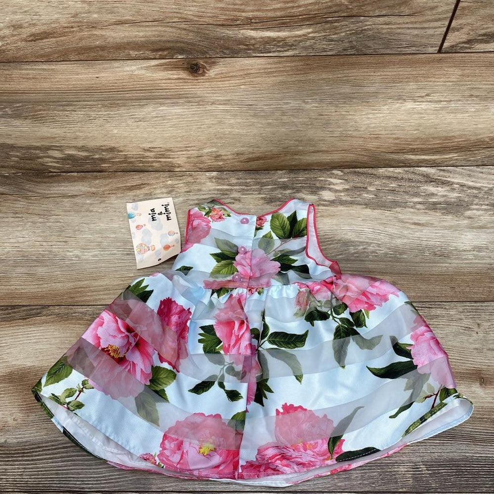 NEW Mia & Mimi 2pc Floral Dress & Bloomers sz NB - Me 'n Mommy To Be