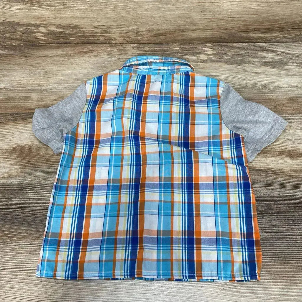 Nannette Kids Plaid Button-Up Shirt sz 24m - Me 'n Mommy To Be