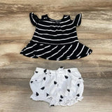 Okie Dokie 2pc Striped Shirt & Shorts sz NB - Me 'n Mommy To Be