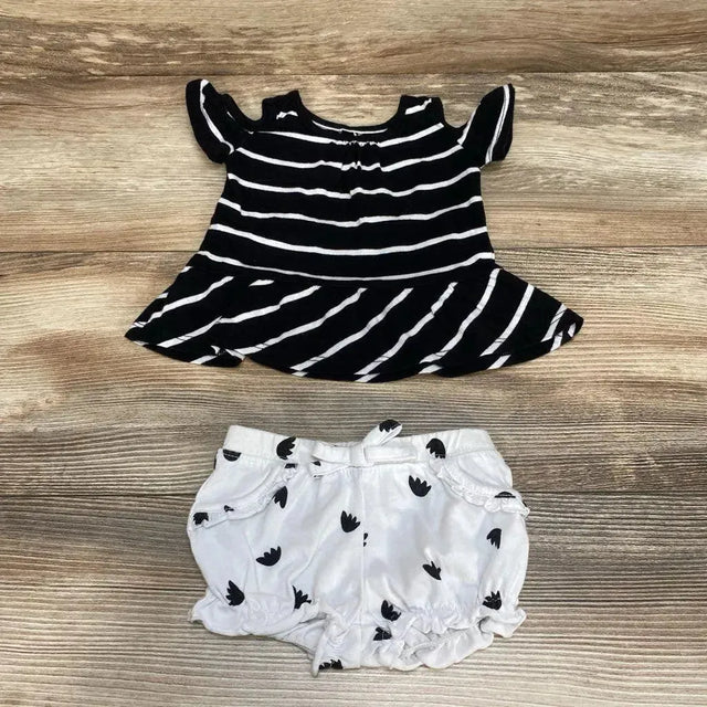 Okie Dokie 2pc Striped Shirt & Shorts sz NB - Me 'n Mommy To Be