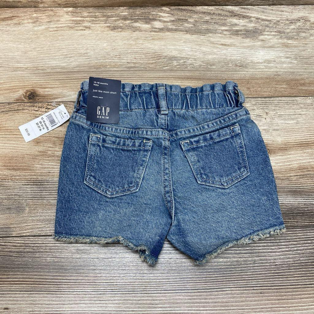NEW Baby Gap Just Like Mom Ruffle Denim Shorts sz 12-18m - Me 'n Mommy To Be