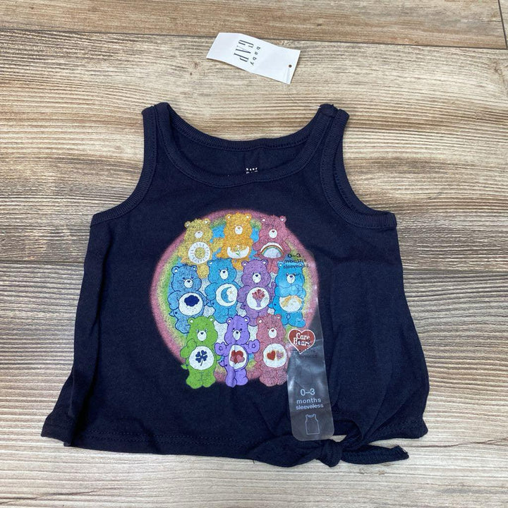 NEW Baby Gap x Care Bear Knot-Tie Graphic Tank Top sz 0-3m - Me 'n Mommy To Be