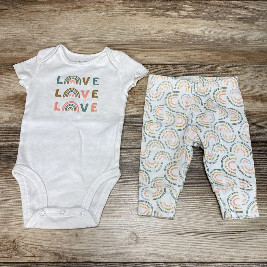 Just One You 2pc Love Bodysuit & Pants sz 3m - Me 'n Mommy To Be