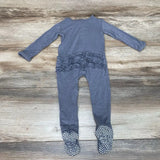 Posh Peanut Solid Ruffle Footie sz 6-9m - Me 'n Mommy To Be