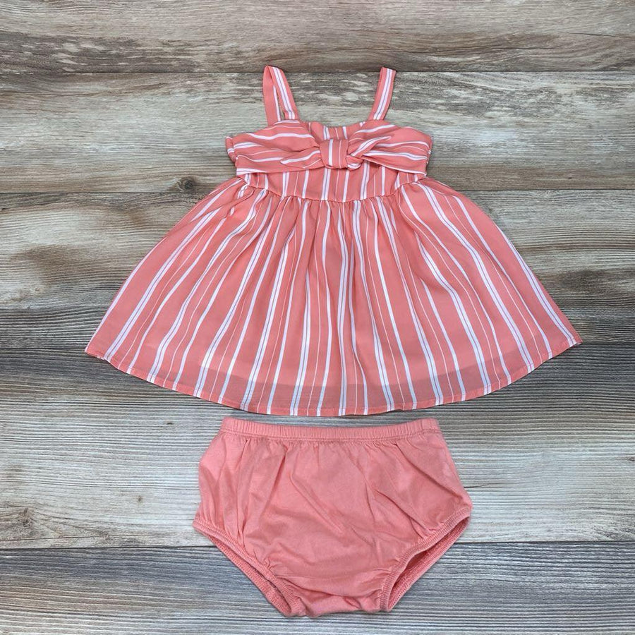 Habitual Girl 2pc Striped Dress & Bloomers sz 12m - Me 'n Mommy To Be