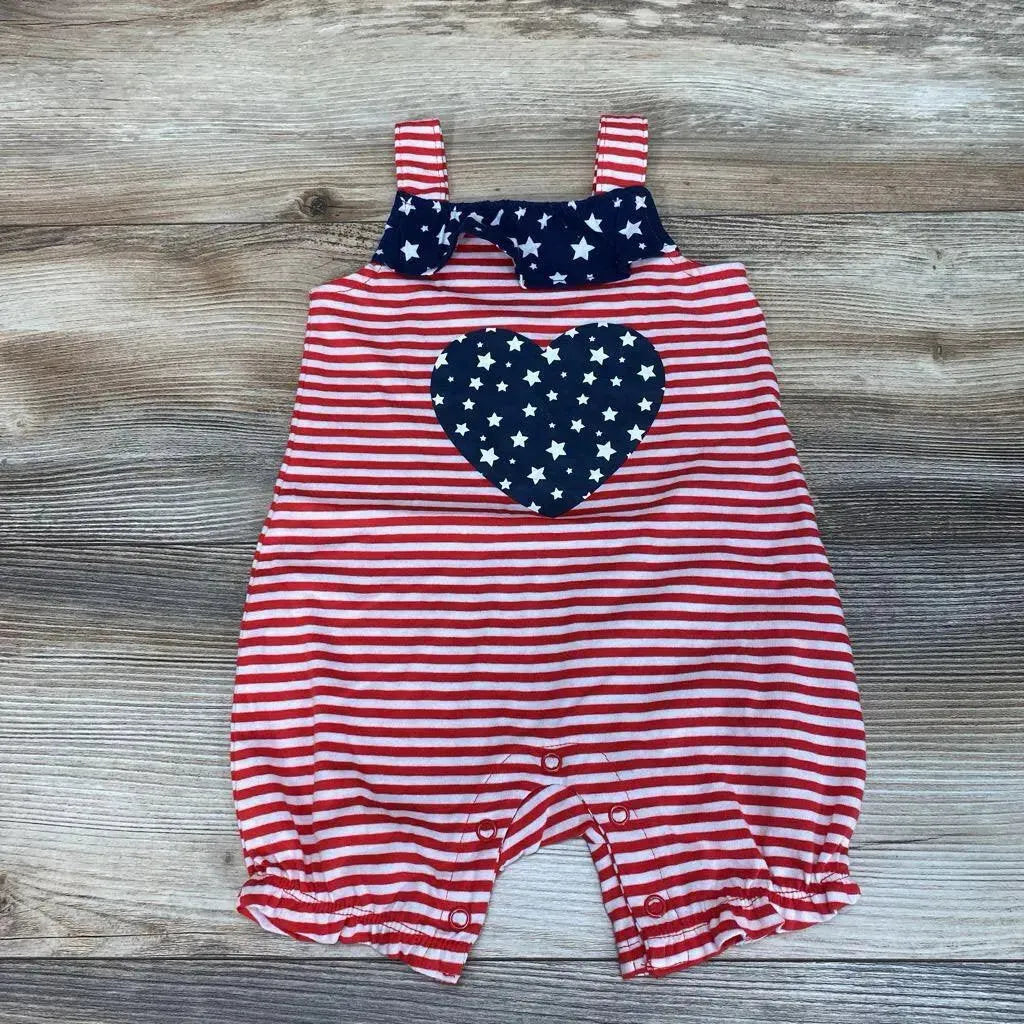 Way To Celebrate Stars & Stripes Shortie Romper sz 3-6m - Me 'n Mommy To Be