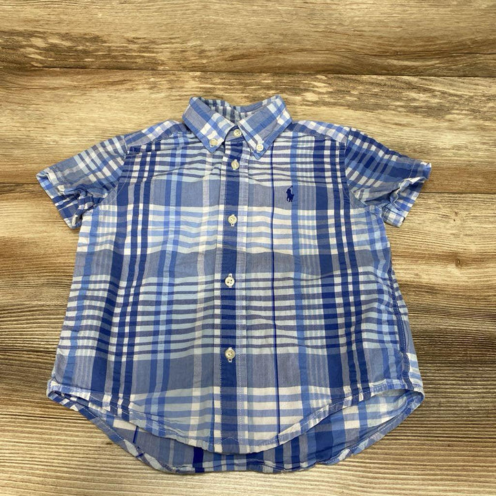 Ralph Lauren Plaid Button-Up Shirt sz 2T - Me 'n Mommy To Be