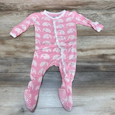 Kickee Pants Elephant Ruffle Footie sz 0-3m - Me 'n Mommy To Be