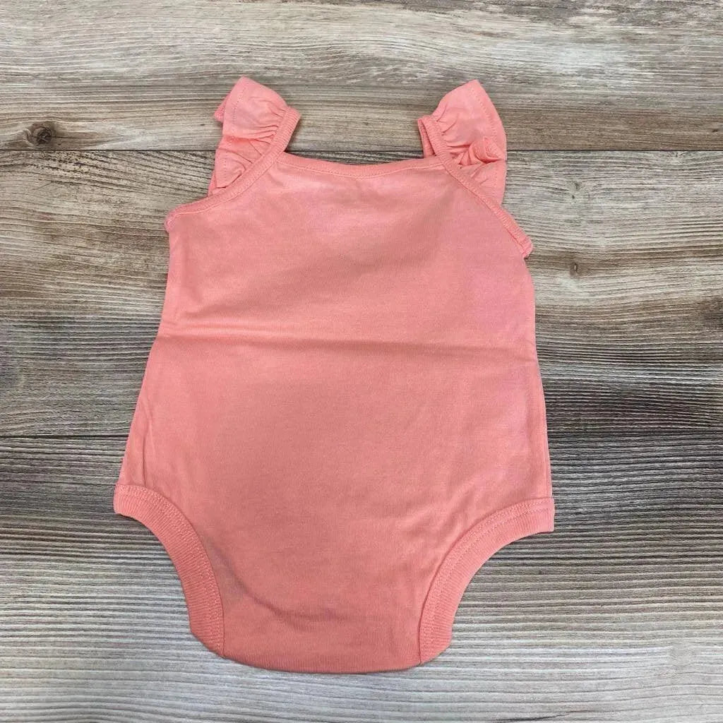 NEW Okie Dokie One In A Melon Ruffle Sleeve Bodysuit sz 3m - Me 'n Mommy To Be