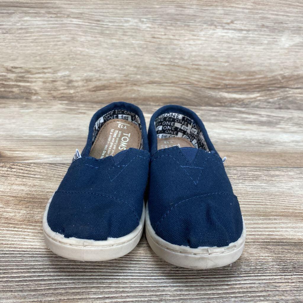 Toms Tiny Alpargata Canvas Shoes sz 12c - Me 'n Mommy To Be