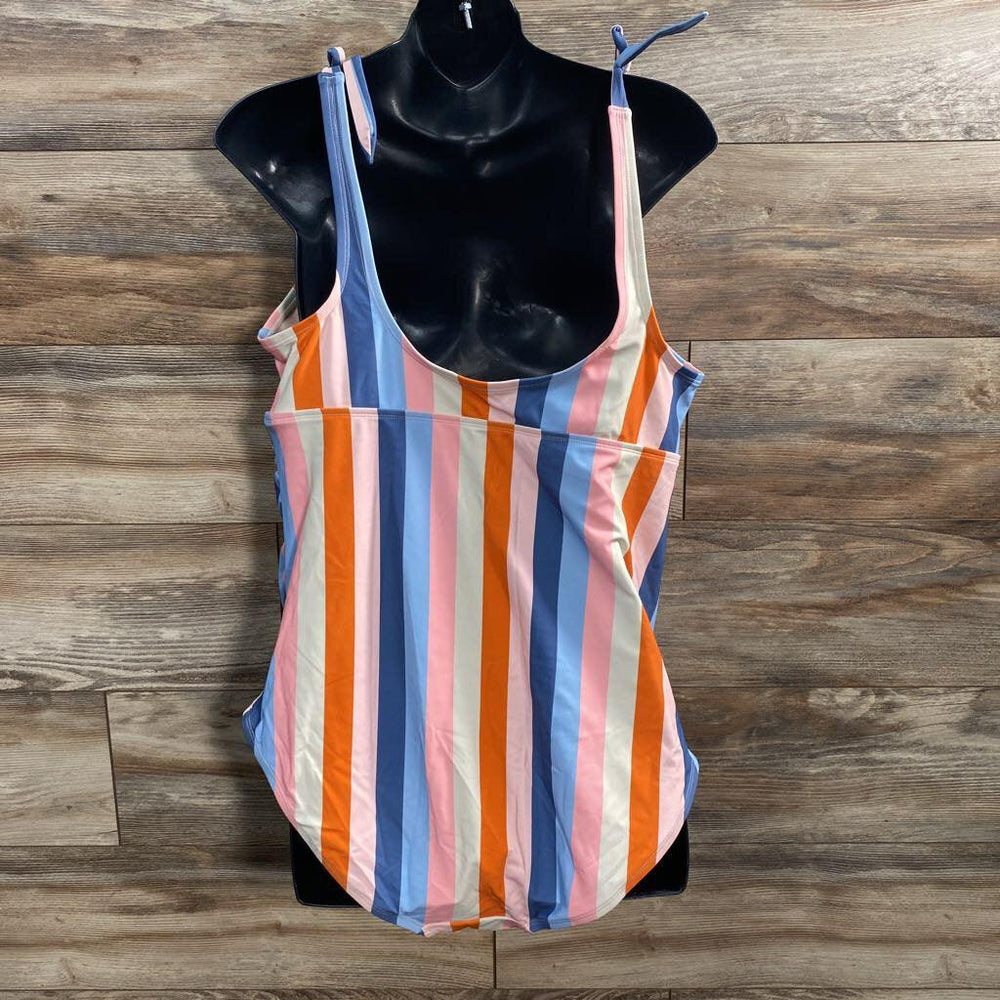 NEW Isabel Maternity 1Pc Striped Swimsuit sz XXL - Me 'n Mommy To Be