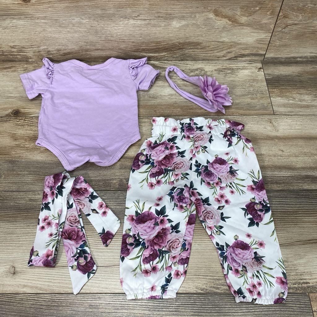 4 Pc Daddy's Girl Mommy's World Outfit sz 0-3m - Me 'n Mommy To Be