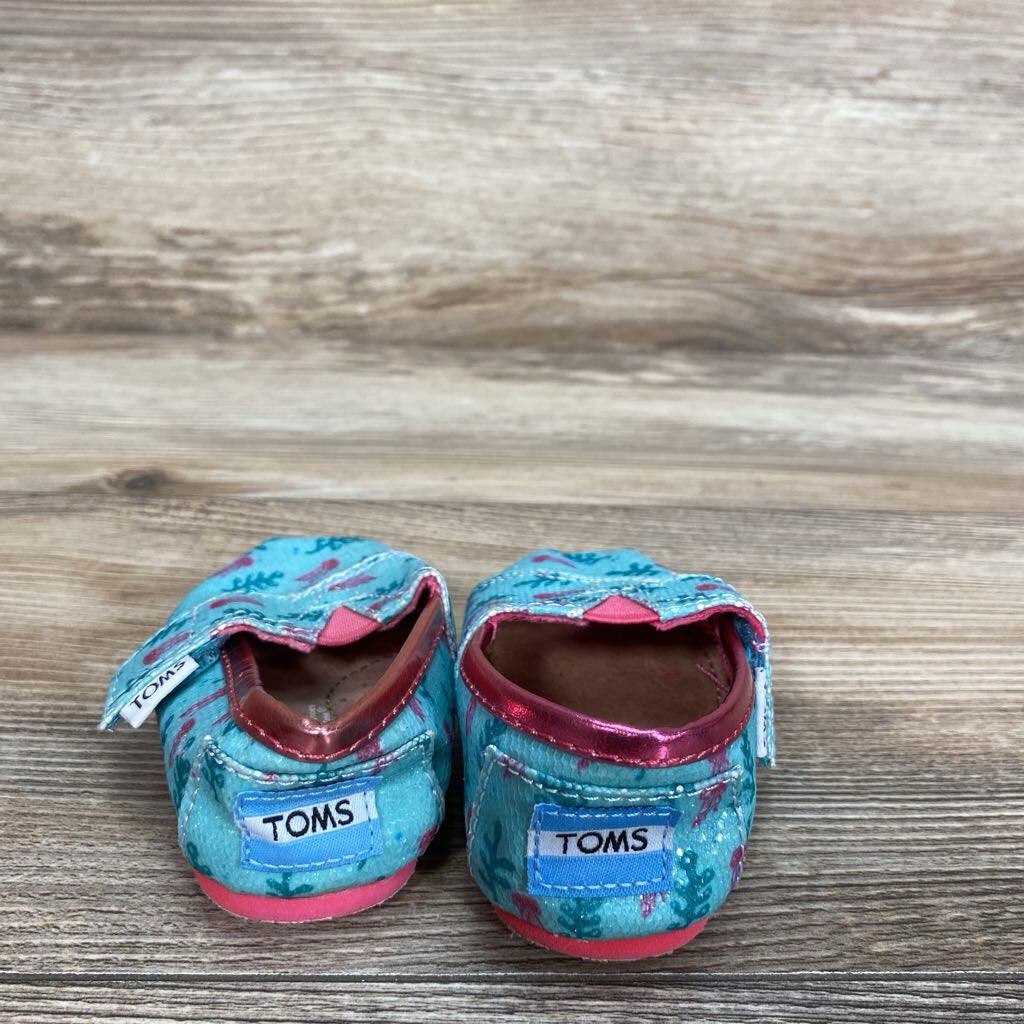 Toms Tiny Alpargata Jelly fish Shoes sz 3c
