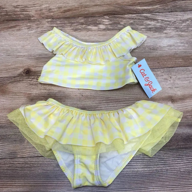 NEW Cat & Jack 2pc Gingham Bikini Set sz 3T - Me 'n Mommy To Be