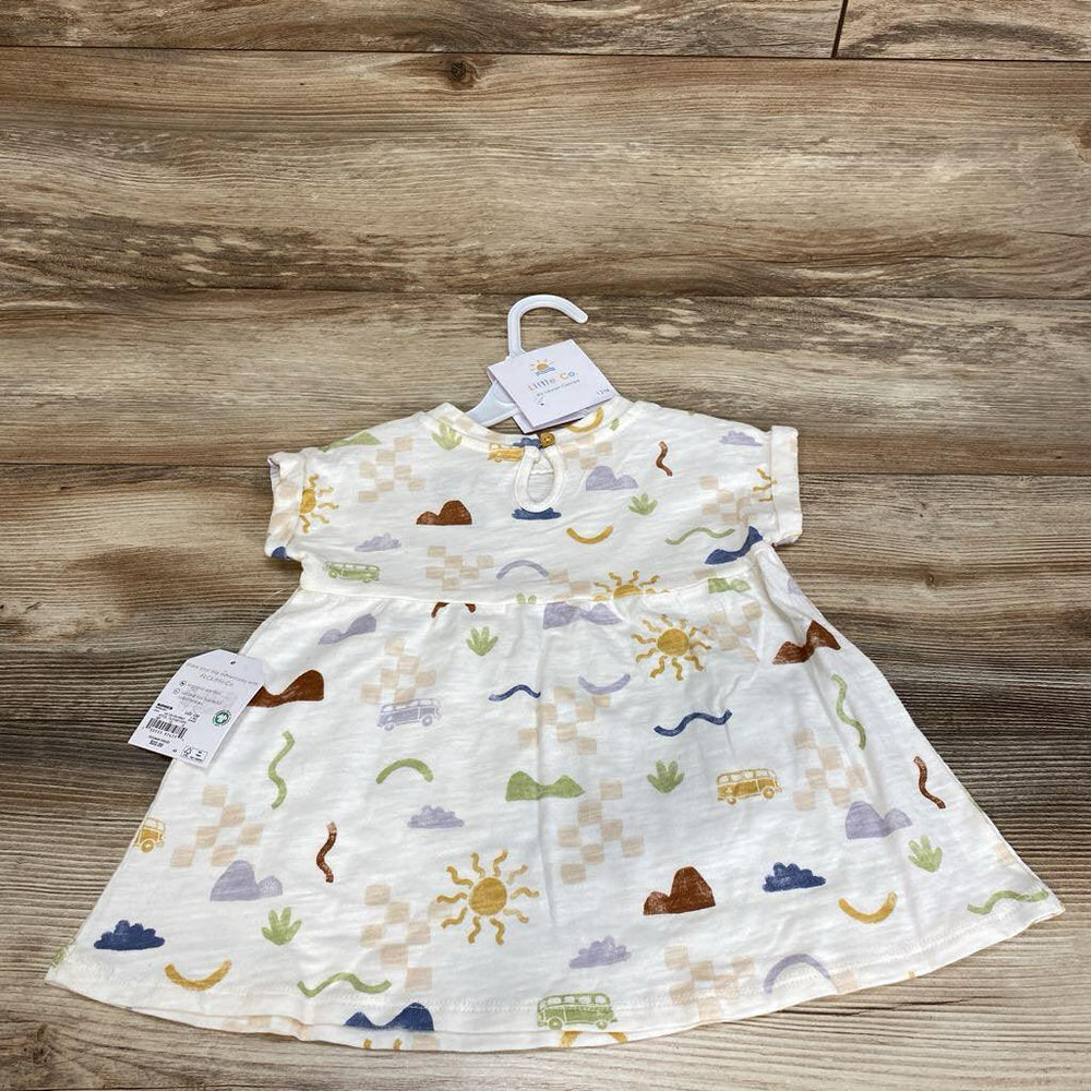 NEW Little co. Patterned Dress sz 12m - Me 'n Mommy To Be