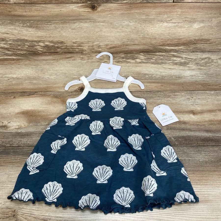 NEW Little co. Seashell Print Dress sz 12m - Me 'n Mommy To Be