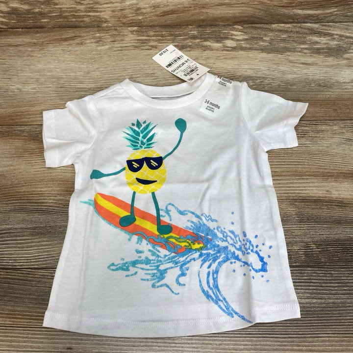 NEW First Impressions Surfing Pineapple Shirt sz 3-6m - Me 'n Mommy To Be