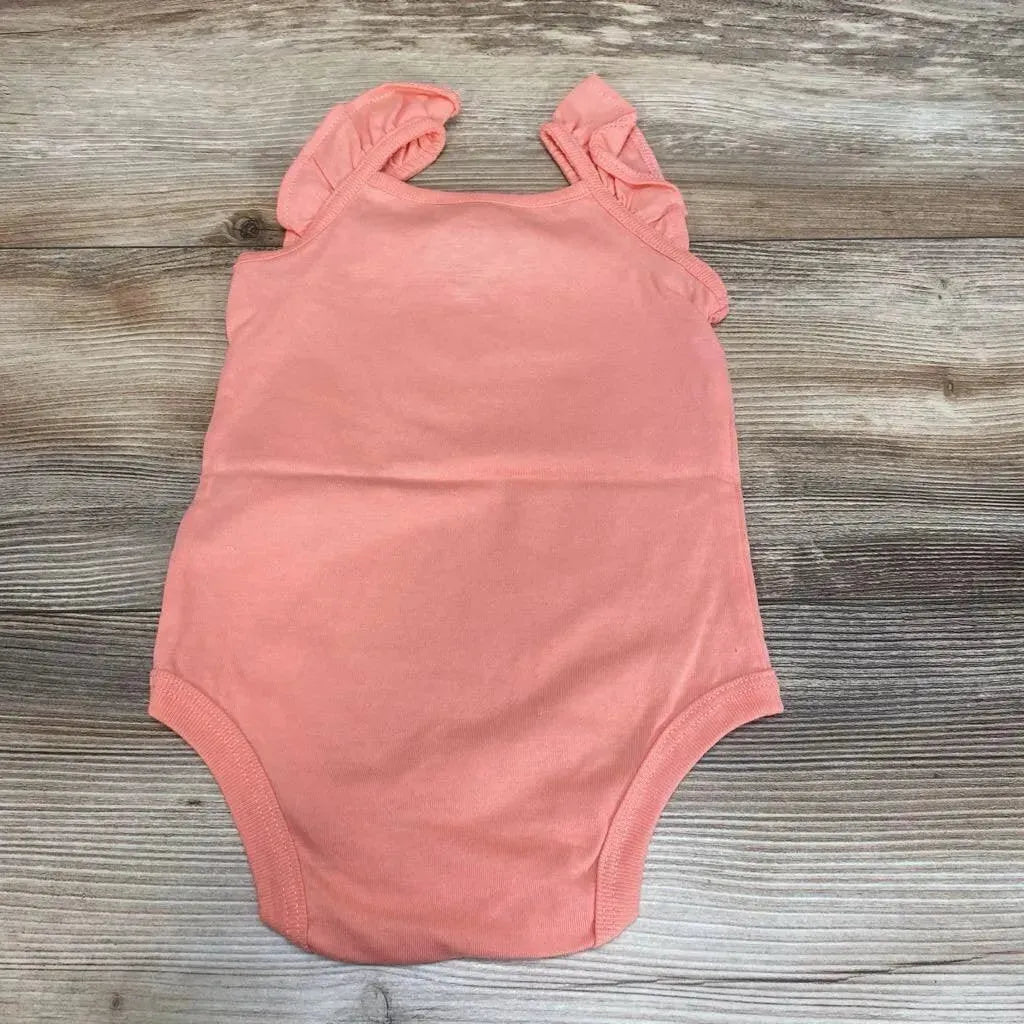 NEW Okie Dokie One In A Melon Ruffle Sleeve Bodysuit sz 12m - Me 'n Mommy To Be