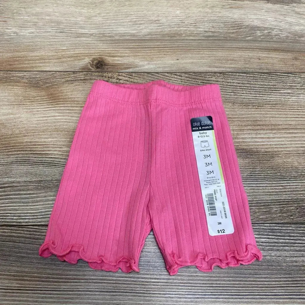 NEW Okie Dokie Lettuce Trim Bike Short sz 3m - Me 'n Mommy To Be
