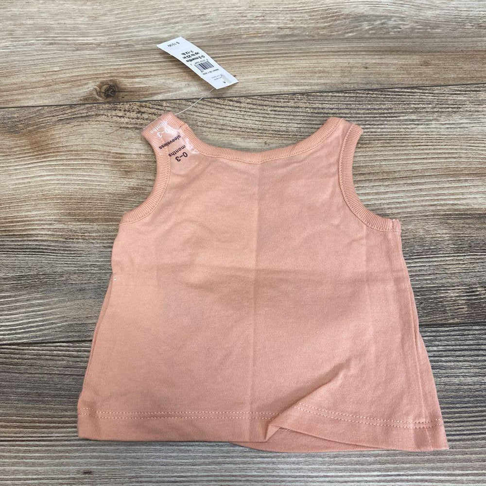 NEW Baby Gap Front-Tie Embroidered Tank Top sz 0-3m - Me 'n Mommy To Be