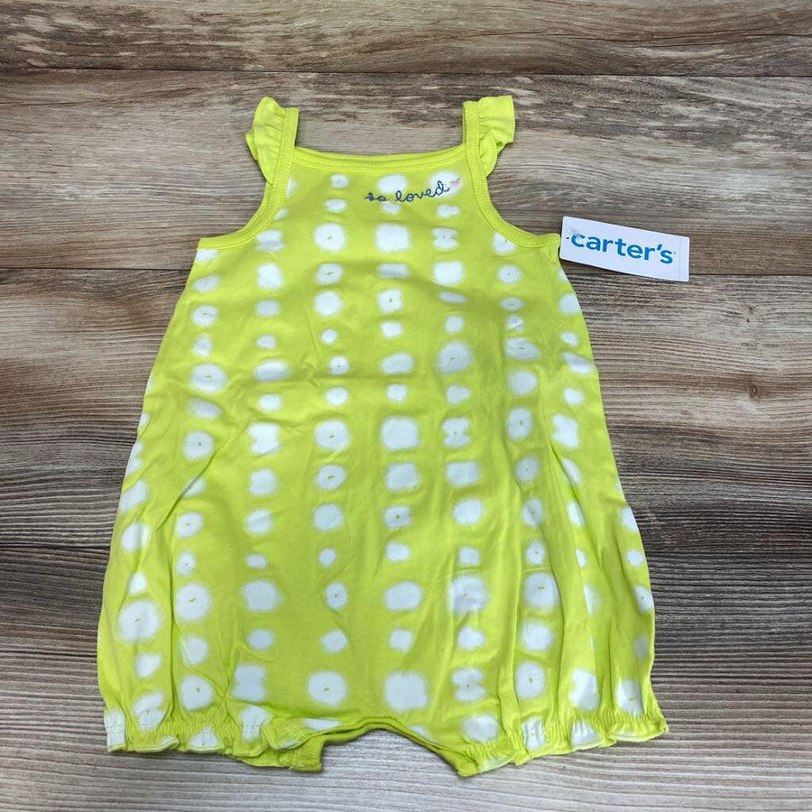NEW Carter's So Loved Shortie Romper sz 12m - Me 'n Mommy To Be