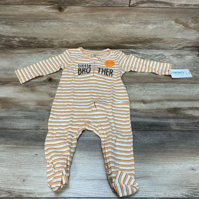 NEW Just One You Little Brother Striped Sleeper sz 6m - Me 'n Mommy To Be