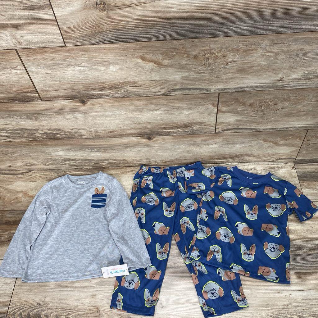 NEW Just One You 3pc Puppy Print Pajama Set sz 4T - Me 'n Mommy To Be