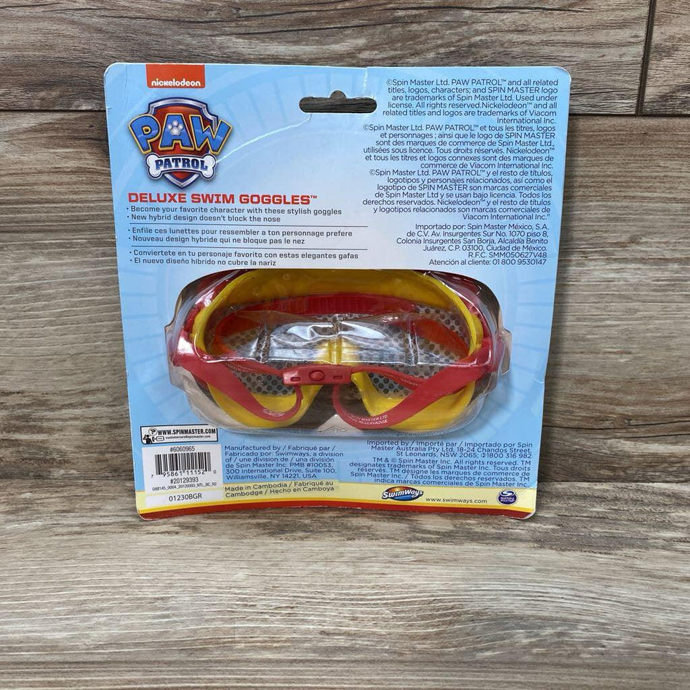 NEW Swimways Paw Patrol Deluxe Swim Goggles, Marshall - Me 'n Mommy To Be