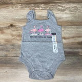 NEW Okie Dokie Flamingo Bodysuit sz 12m - Me 'n Mommy To Be