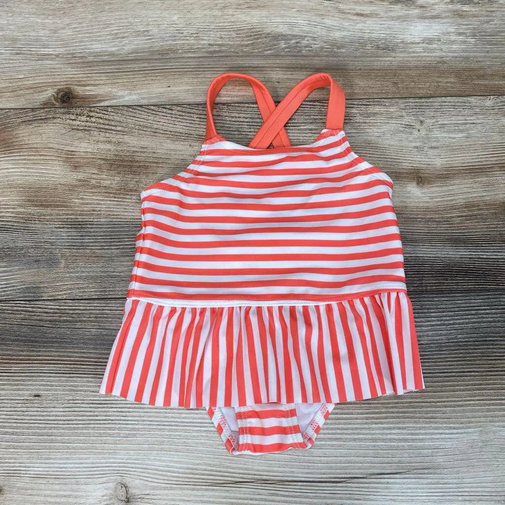 NEW Cat & Jack 2pc Striped Swimsuit sz 2T - Me 'n Mommy To Be