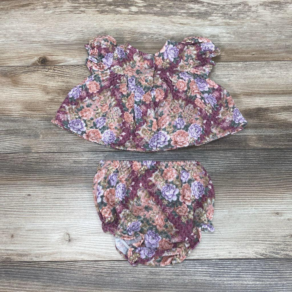 Jo Lene Floral Top & Bloomers sz 0-6m - Me 'n Mommy To Be