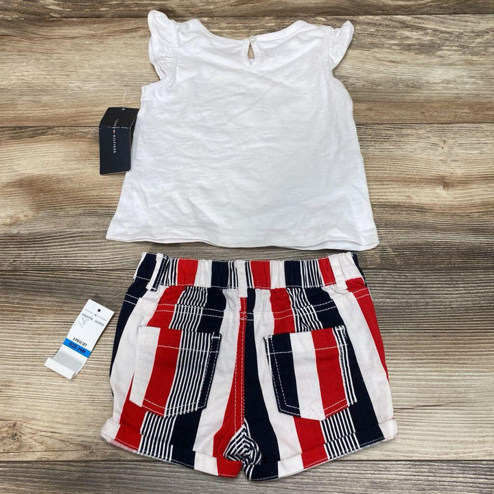 NEW Tommy Hilfiger Shirt & Shorts sz 24m - Me 'n Mommy To Be