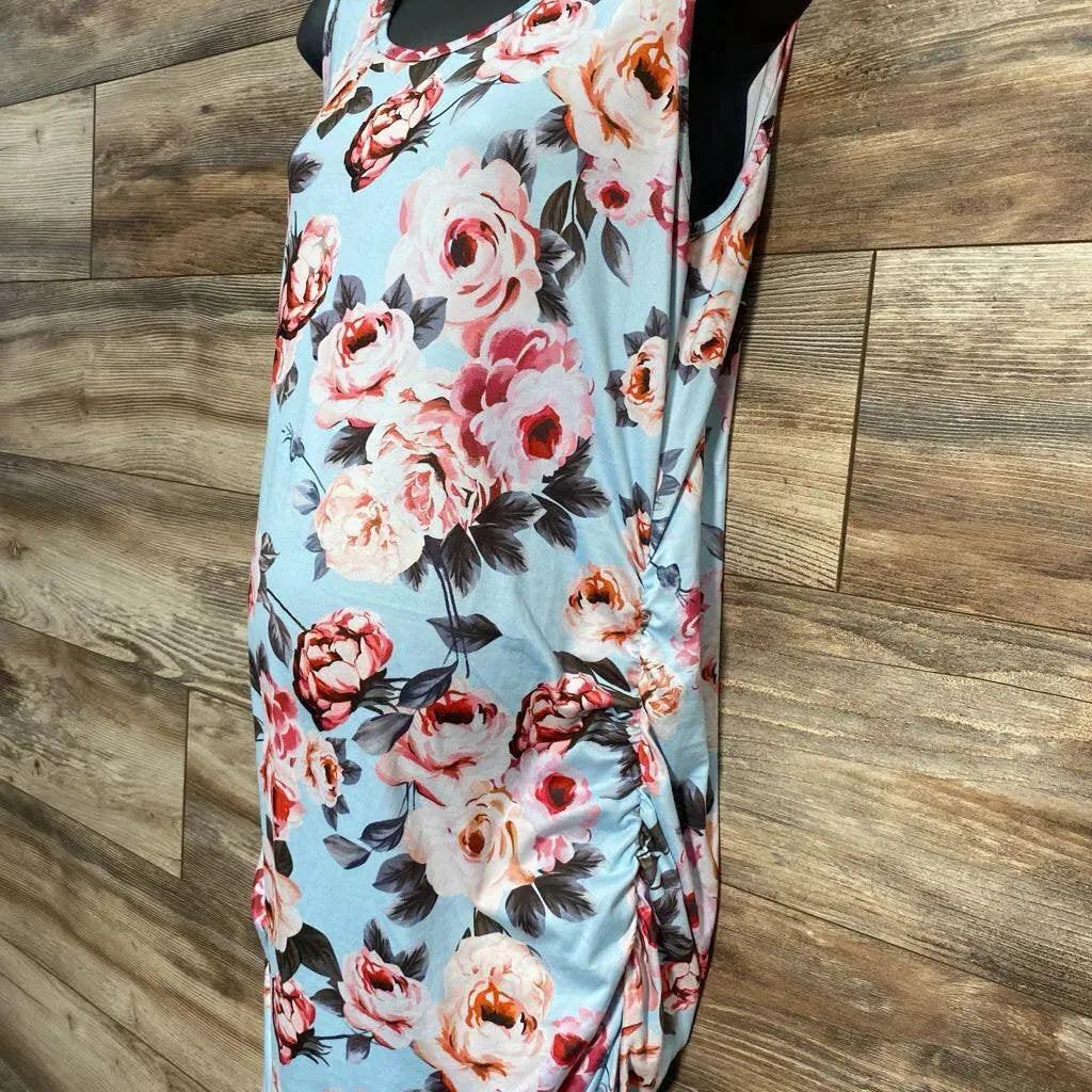 Tank Floral Bodycon Dress sz XL - Me 'n Mommy To Be