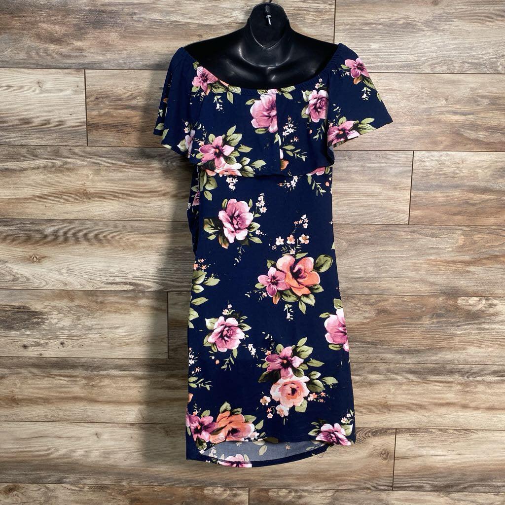 Hello Miz Off The Shoulder Floral Bodycon Dress sz Large - Me 'n Mommy To Be