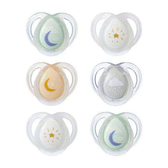 NEW Tommee Tippee 6pk Night Pacifier - Me 'n Mommy To Be