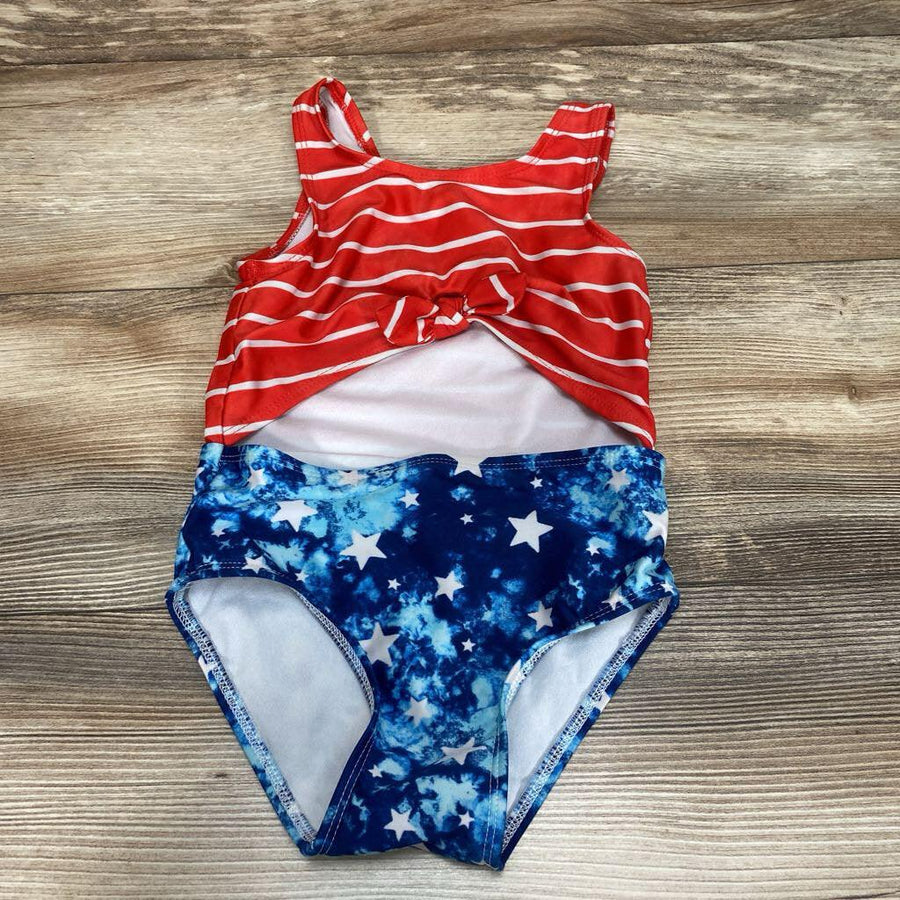 Cat & Jack 1pc Stars & Stripes Swimsuit sz 4T - Me 'n Mommy To Be