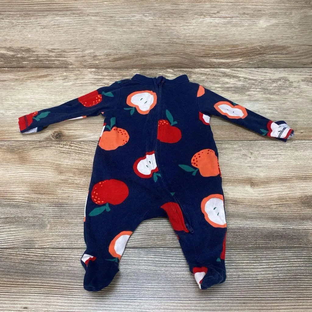 Old Navy Apple Print Sleeper sz NB - Me 'n Mommy To Be