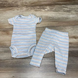 Just One You 2pc Striped Bodysuit & Pants sz PREEMIE - Me 'n Mommy To Be