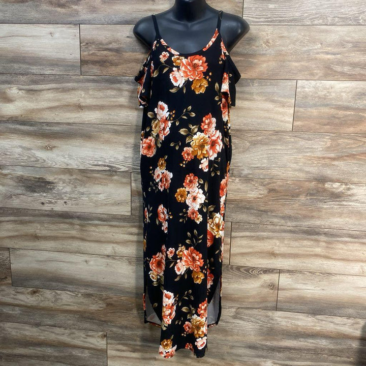 Mother Bee Cold Shoulder Floral Dress sz Medium - Me 'n Mommy To Be
