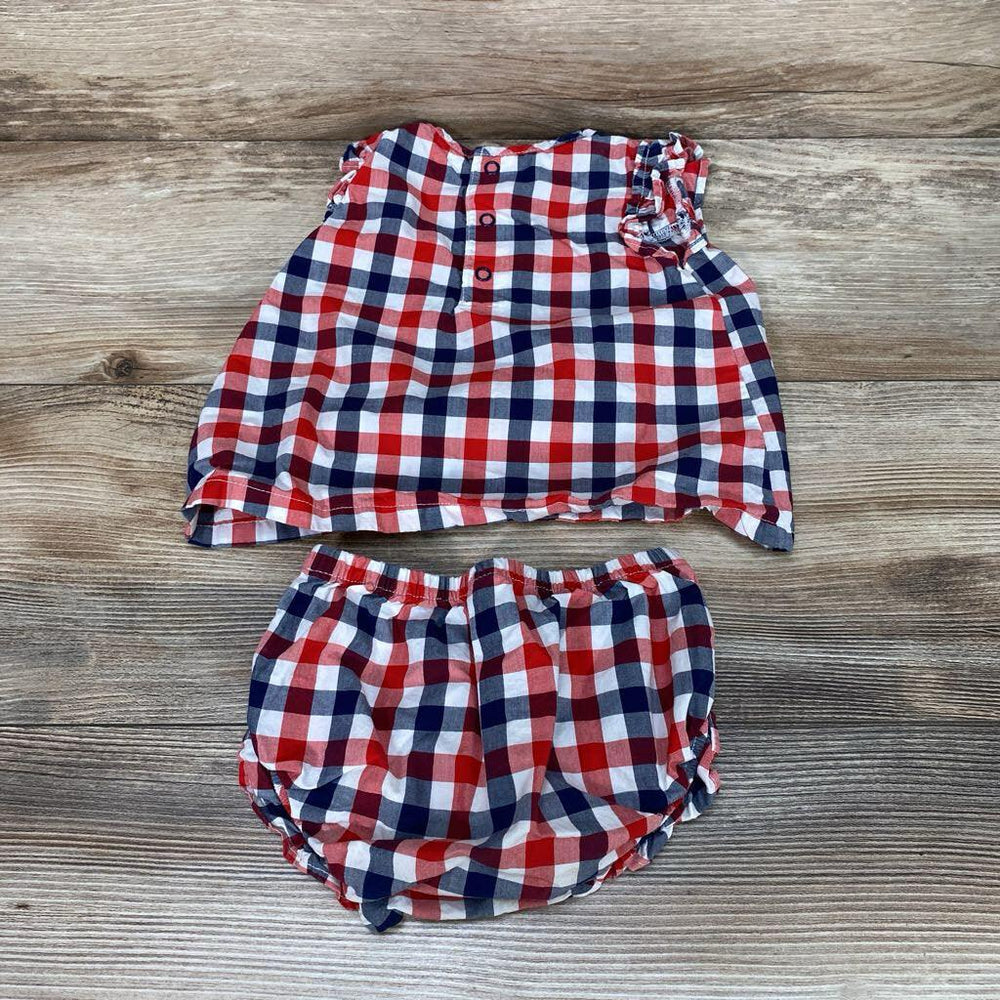 Carter's 2pc Plaid Dress & Bloomers sz 12m - Me 'n Mommy To Be