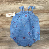 NEW Cat & Jack Chambray Romper sz 0-3m - Me 'n Mommy To Be