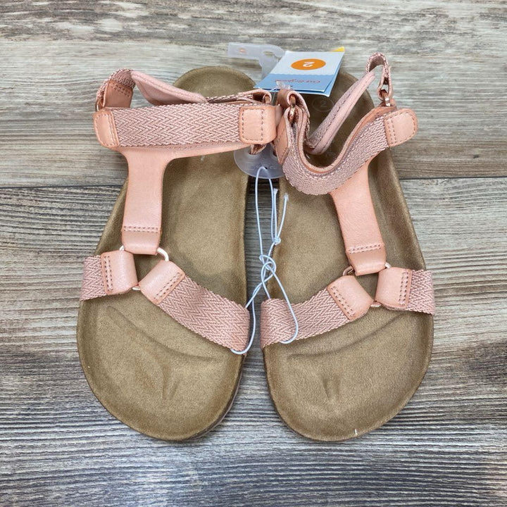 NEW Cat & Jack Val Footbed Sandals sz 2Y - Me 'n Mommy To Be