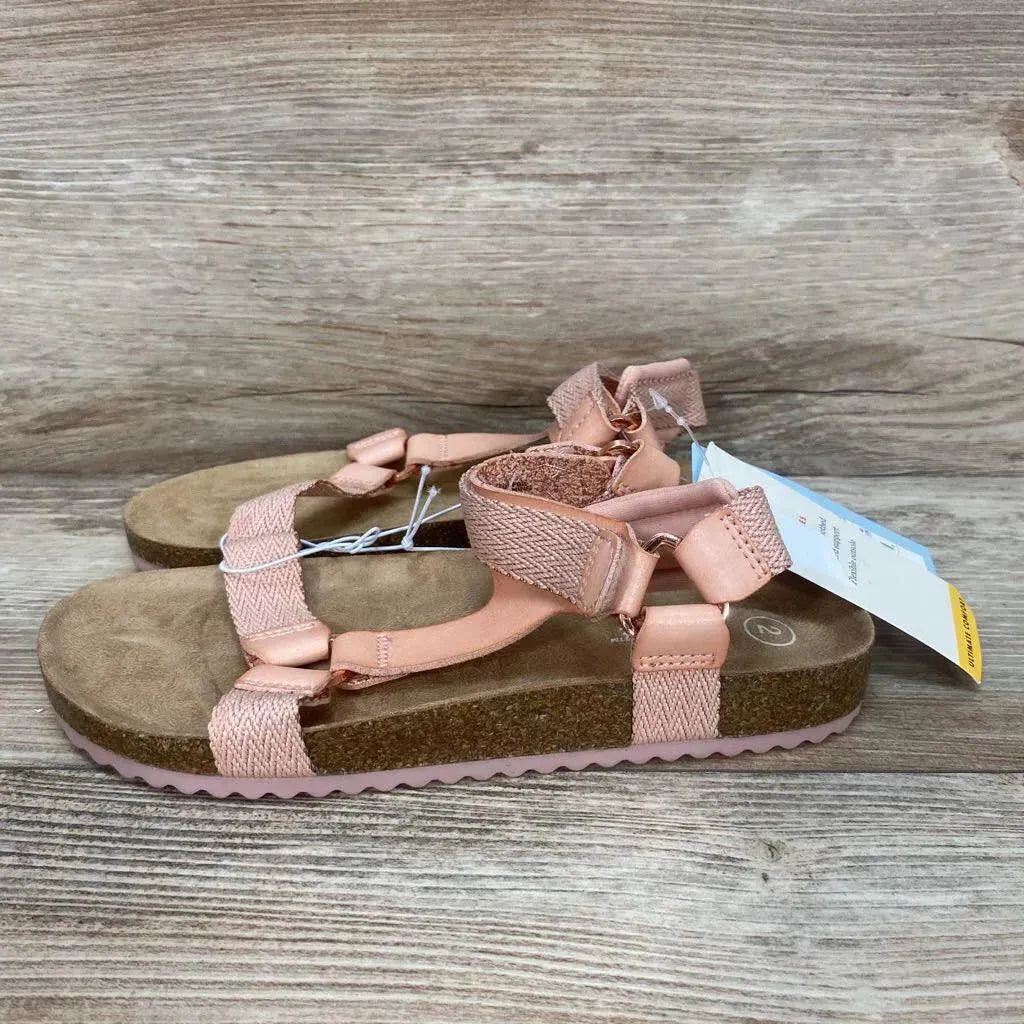 NEW Cat & Jack Val Footbed Sandals sz 2Y - Me 'n Mommy To Be