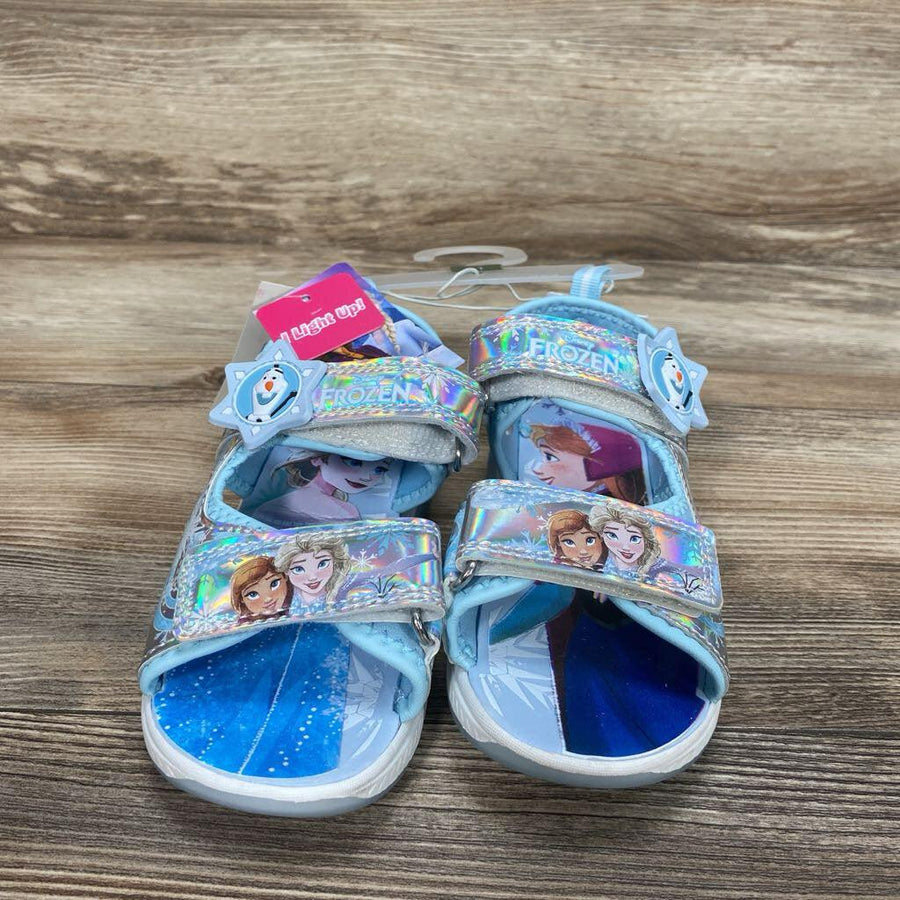 NEW Disney Frozen Adventure Ankle Strap Light Up Sandals sz 11c - Me 'n Mommy To Be