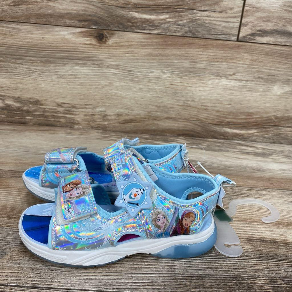 NEW Disney Frozen Adventure Ankle Strap Light Up Sandals sz 11c - Me 'n Mommy To Be